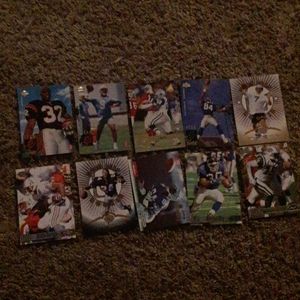 10 rare football card lot